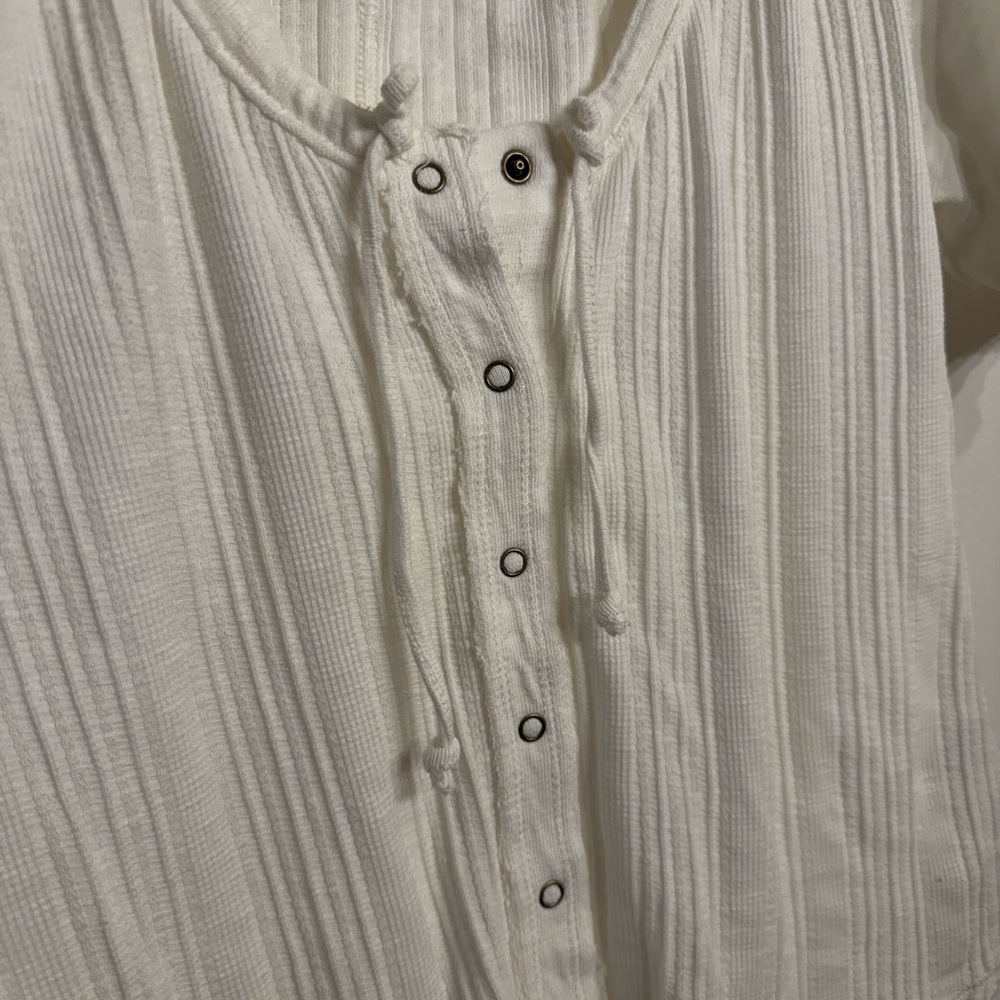 We The Free Cream Button-Down Shirt - Picture 2 of 3